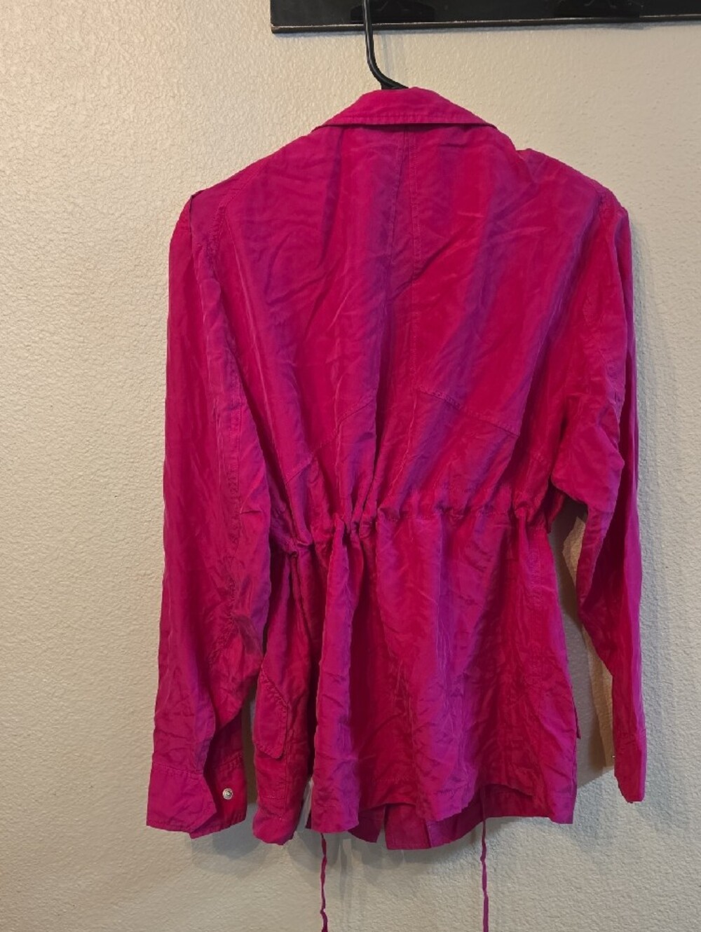 rag & bone Women’s Bright Fuchsia Utility Jacket - Picture 4 of 10